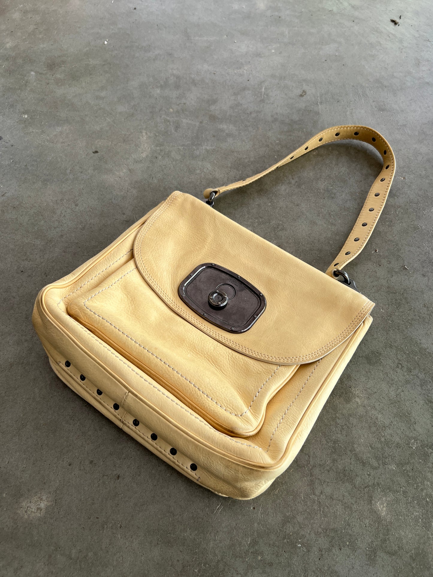 Rare Celine Leather Studded Bag