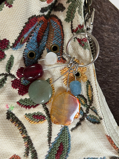 Y2K Tapestry Eyelet Hobo Bag (Comes with Talisman)