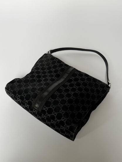 Tom Ford Era Gucci Jackie GG Suede Shoulder Bag