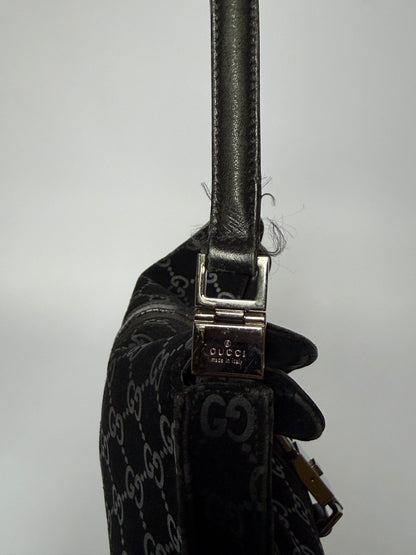 Tom Ford Era Gucci Jackie GG Suede Shoulder Bag