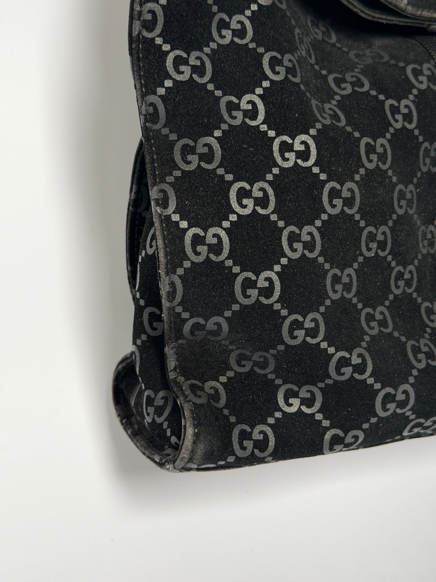 Tom Ford Era Gucci Jackie GG Suede Shoulder Bag