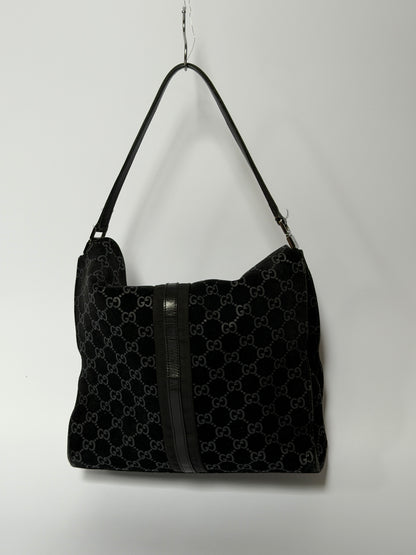 Tom Ford Era Gucci Jackie GG Suede Shoulder Bag