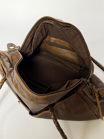 AlfredBANNISTER Patina Leather Shoulder Bag