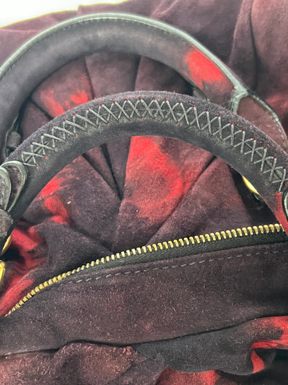 Rare Miu Miu Tie Dye Suede Bag