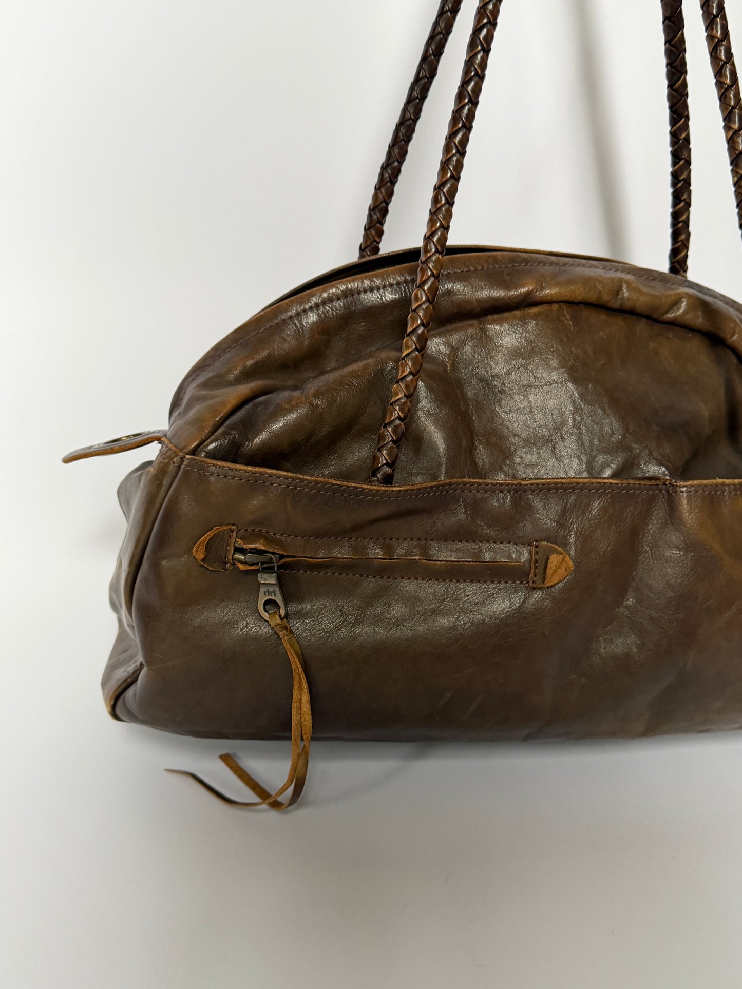 AlfredBANNISTER Patina Leather Shoulder Bag