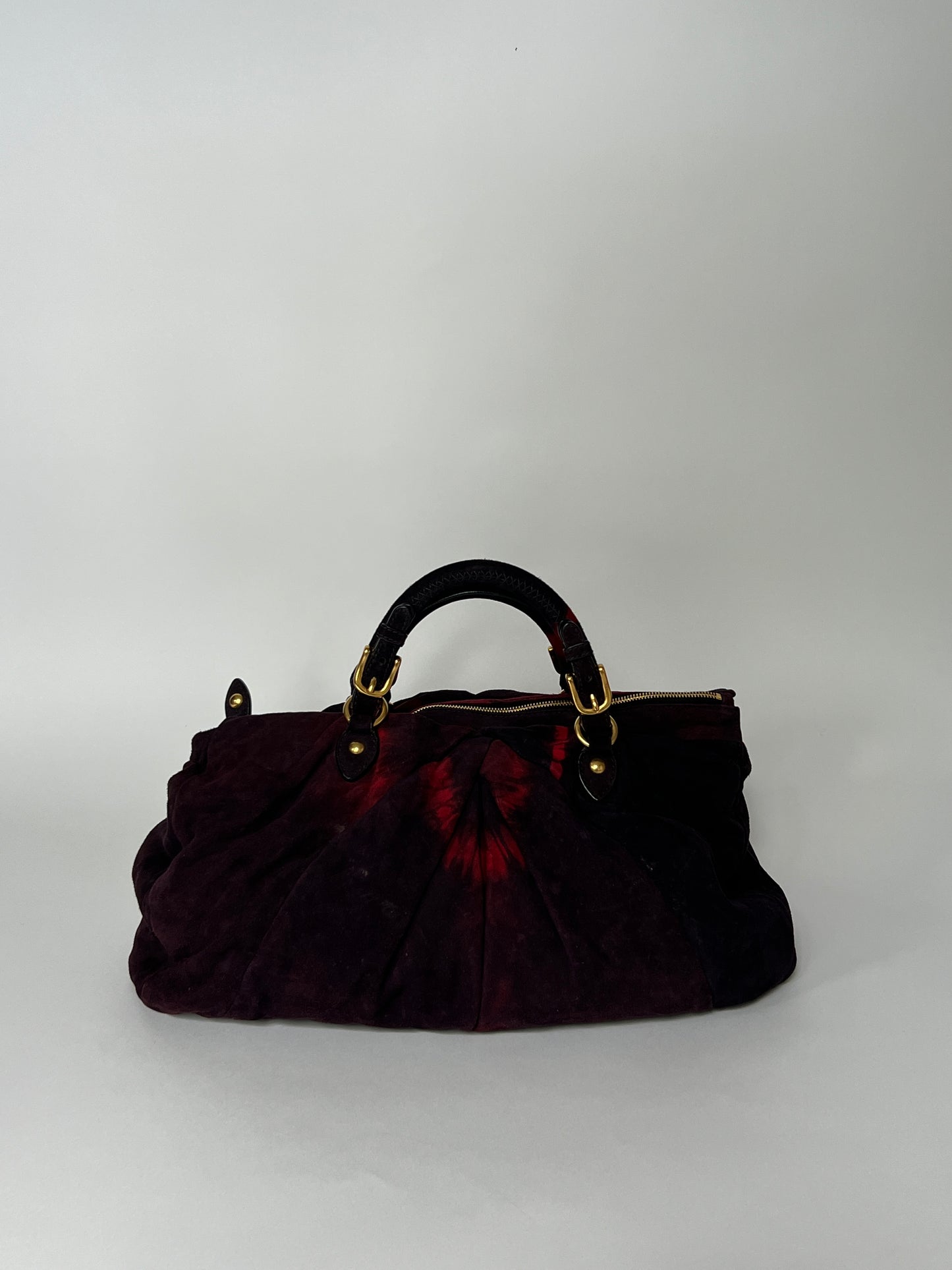 Rare Miu Miu Tie Dye Suede Bag