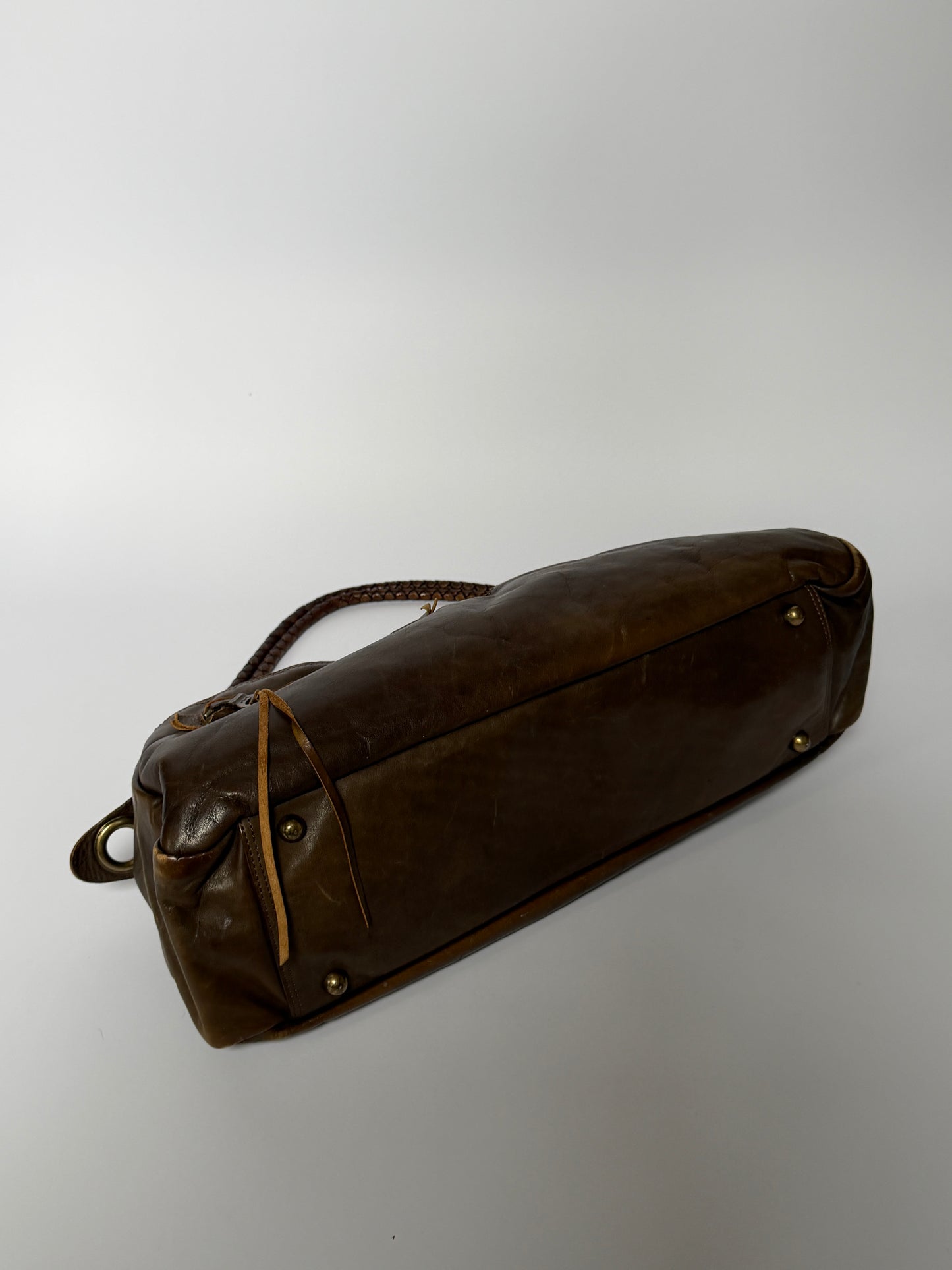 AlfredBANNISTER Patina Leather Shoulder Bag