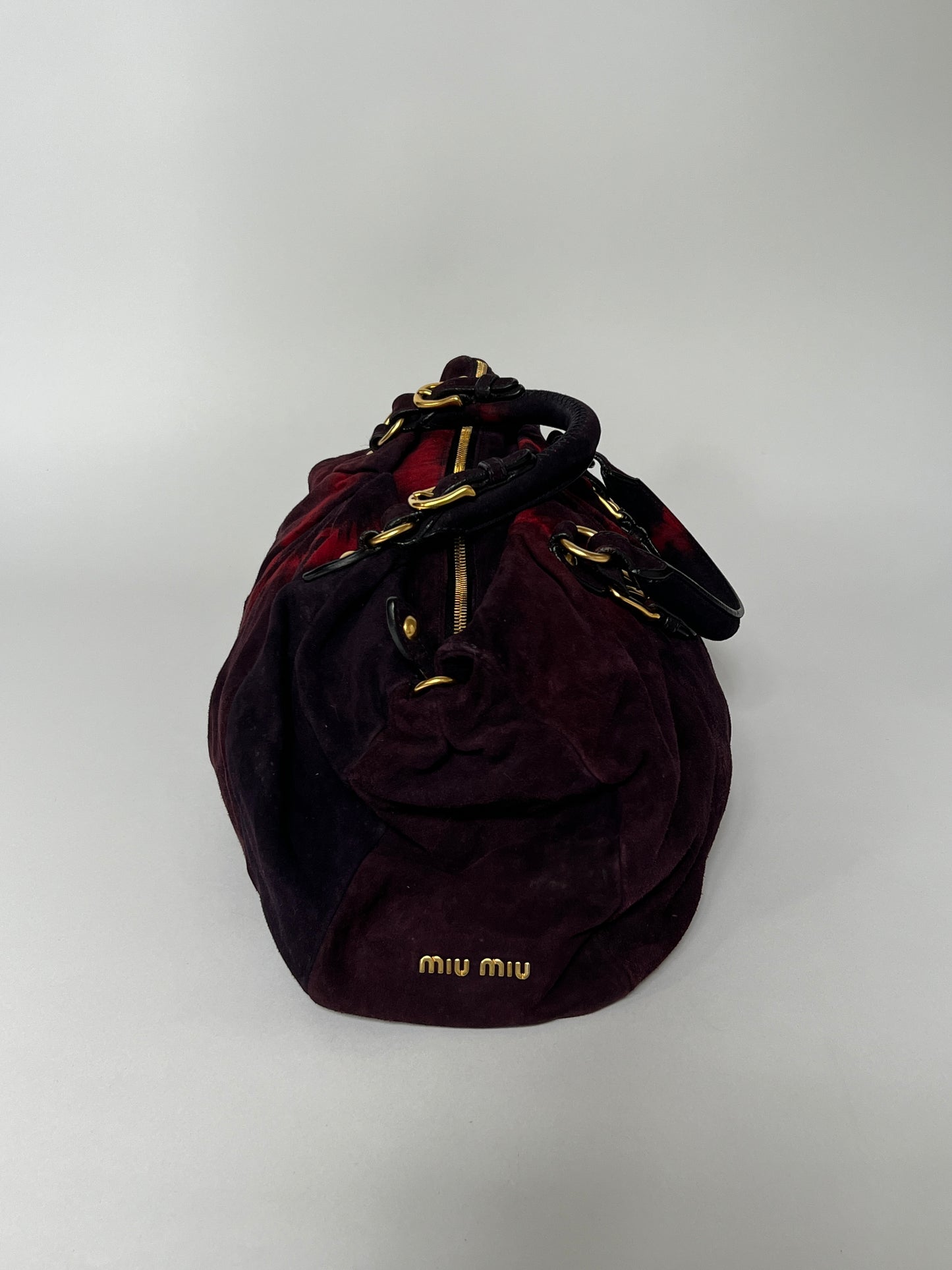 Rare Miu Miu Tie Dye Suede Bag
