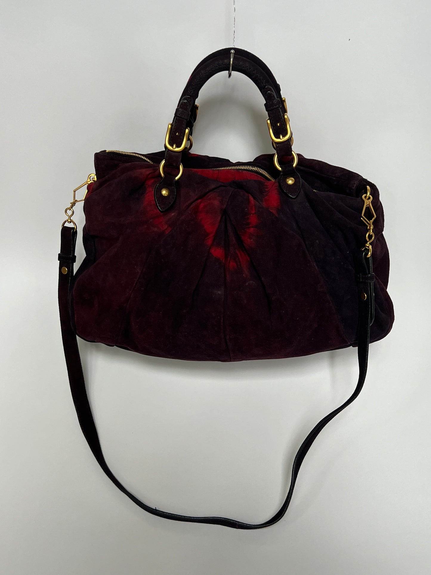 Rare Miu Miu Tie Dye Suede Bag