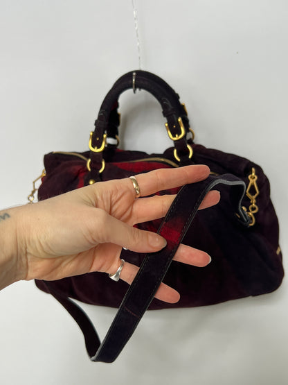 Rare Miu Miu Tie Dye Suede Bag