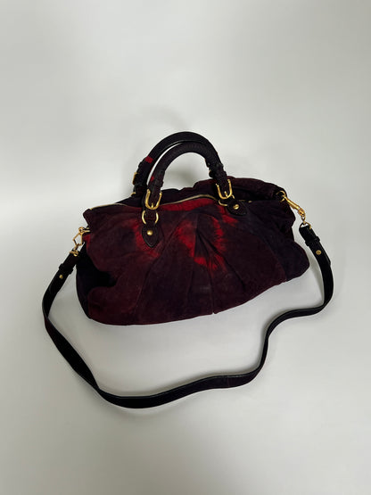 Rare Miu Miu Tie Dye Suede Bag