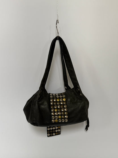 Black Hobo Mix Metal Studded Bag — Mini