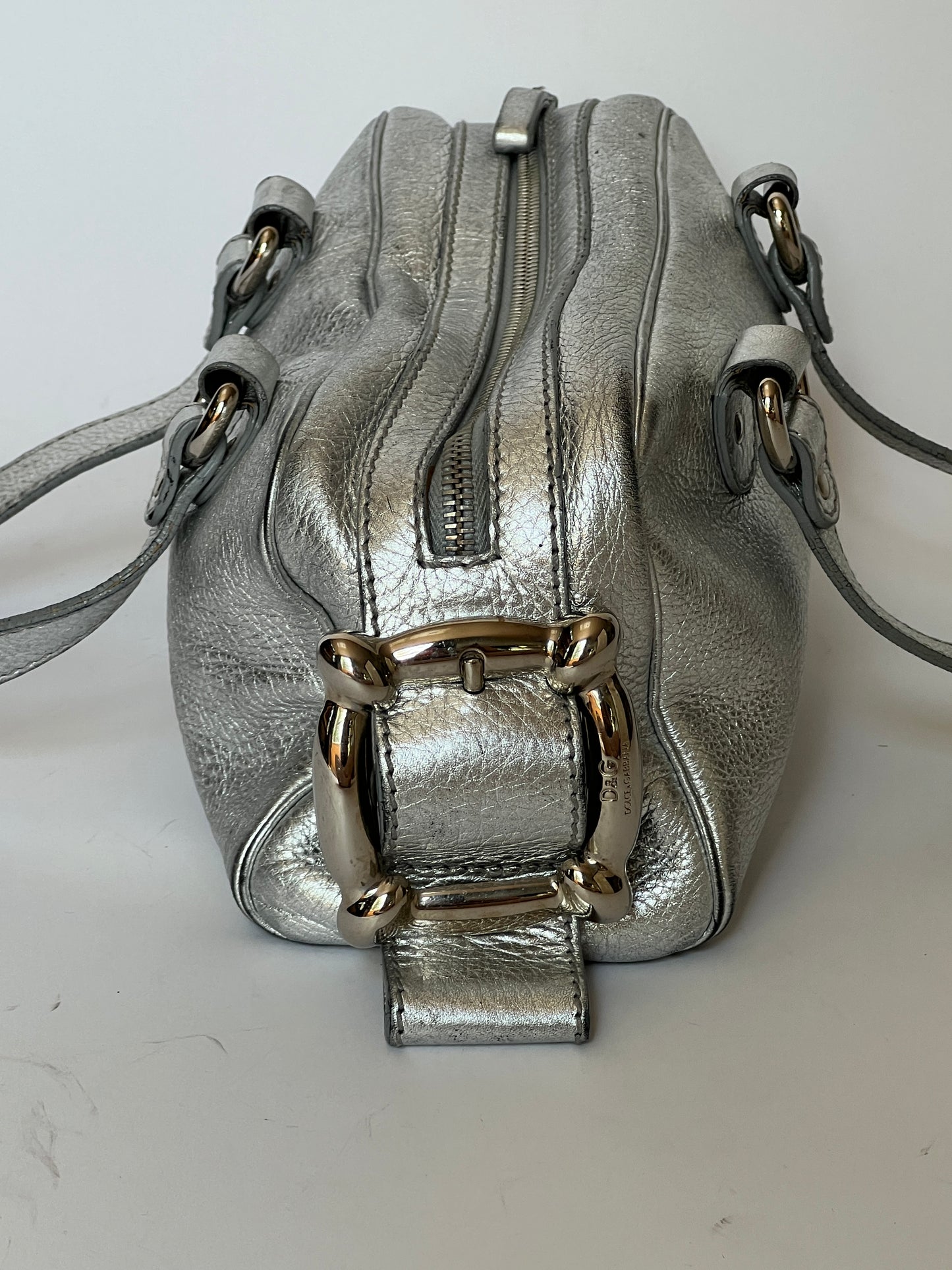 D&G Metallic Leather Mini Bag — Early 2000s