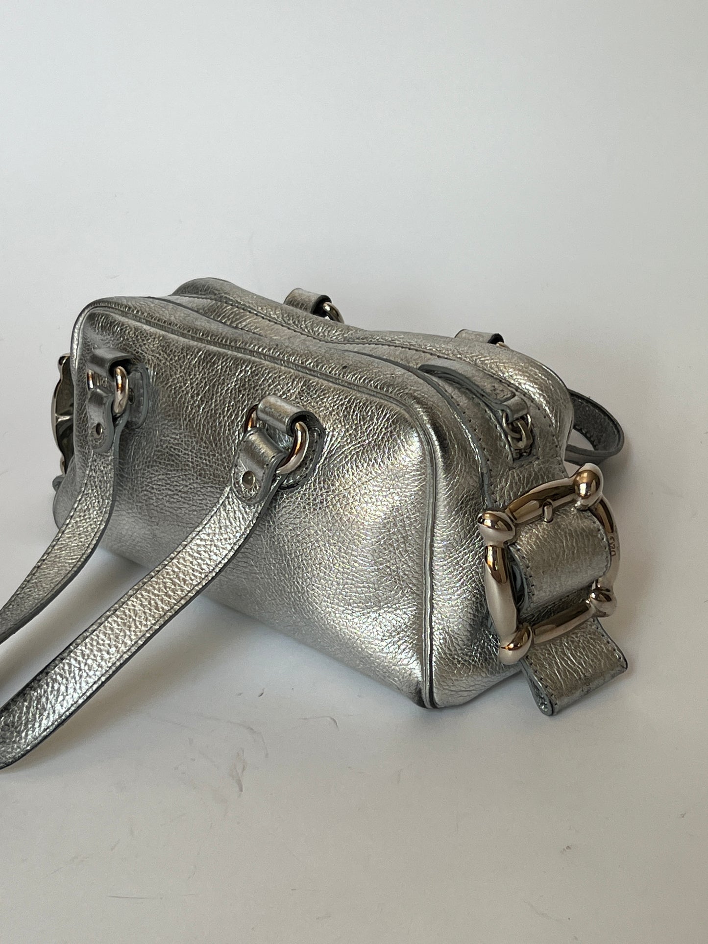 D&G Metallic Leather Mini Bag — Early 2000s