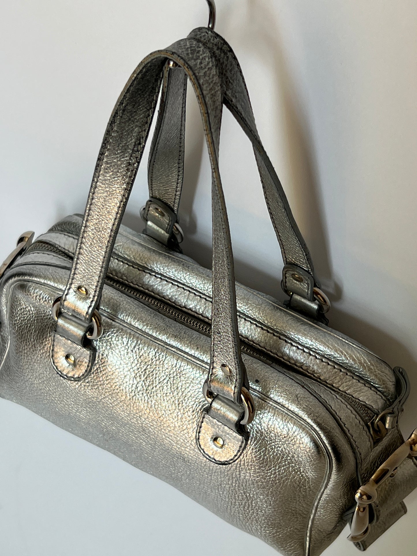 D&G Metallic Leather Mini Bag — Early 2000s