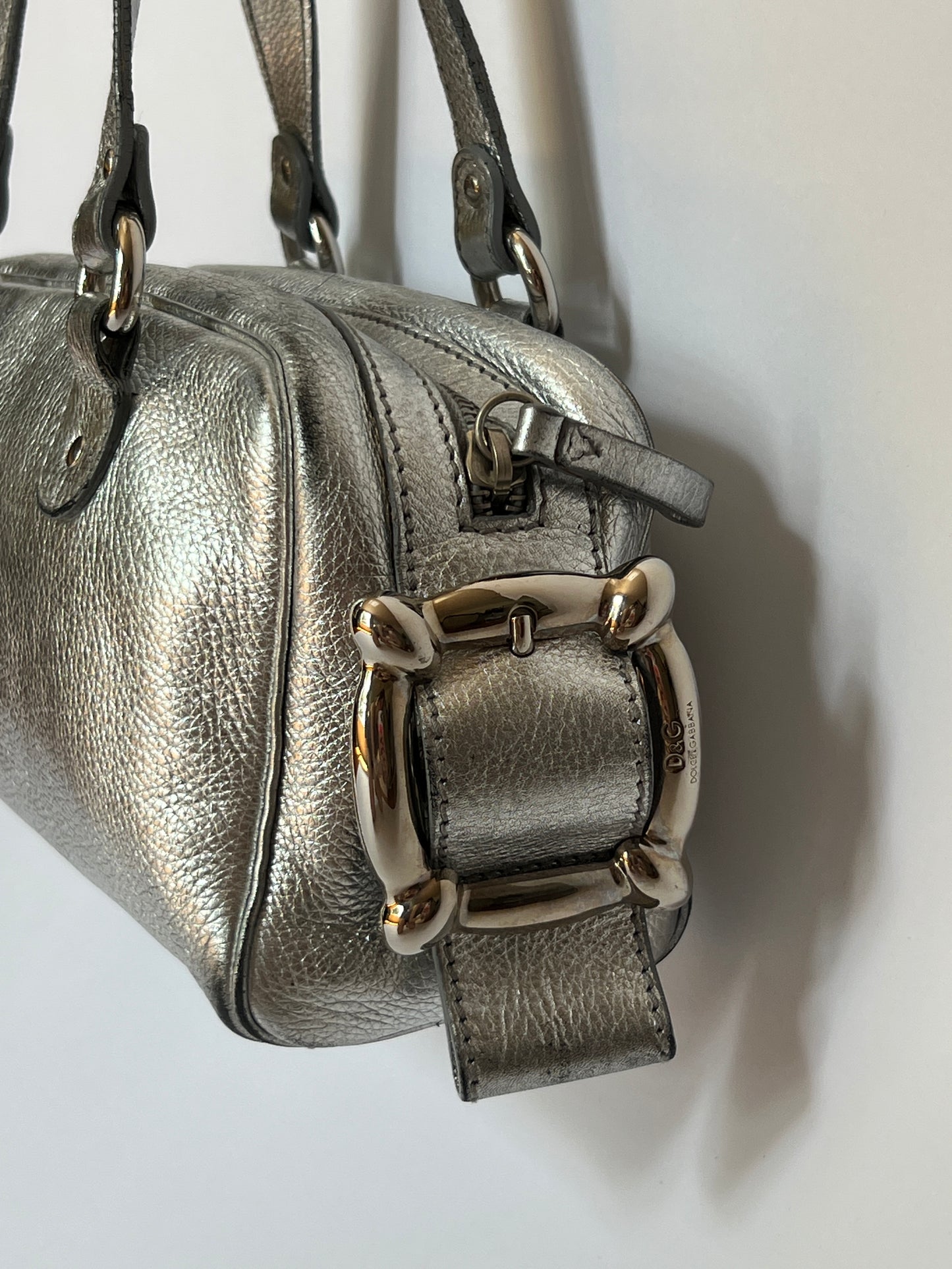 D&G Metallic Leather Mini Bag — Early 2000s