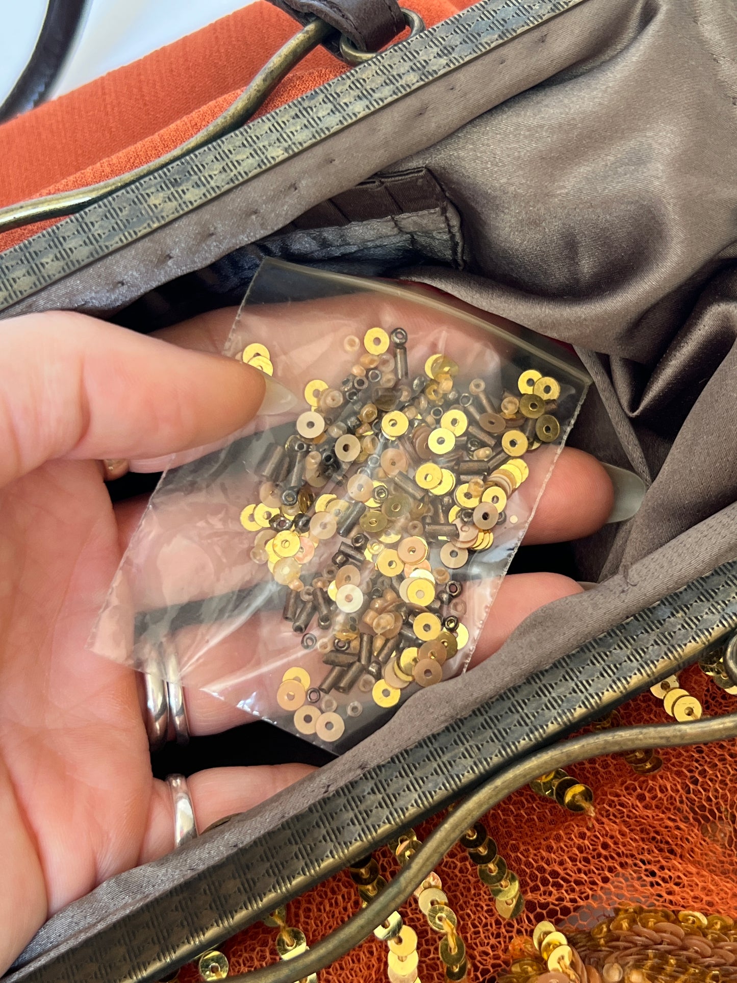 Jamin Puech Beaded Bag with Sculptural Metal Frame