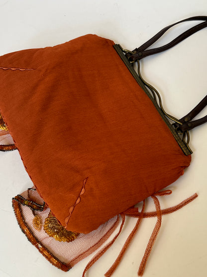 Jamin Puech Beaded Bag with Sculptural Metal Frame