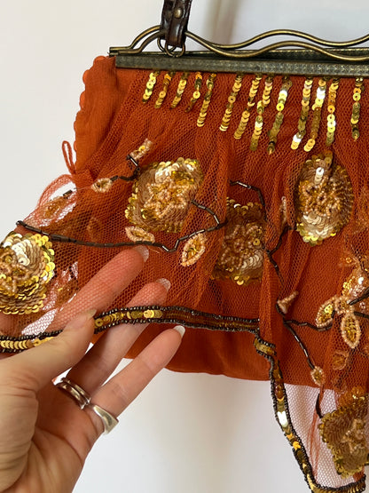 Jamin Puech Beaded Bag with Sculptural Metal Frame