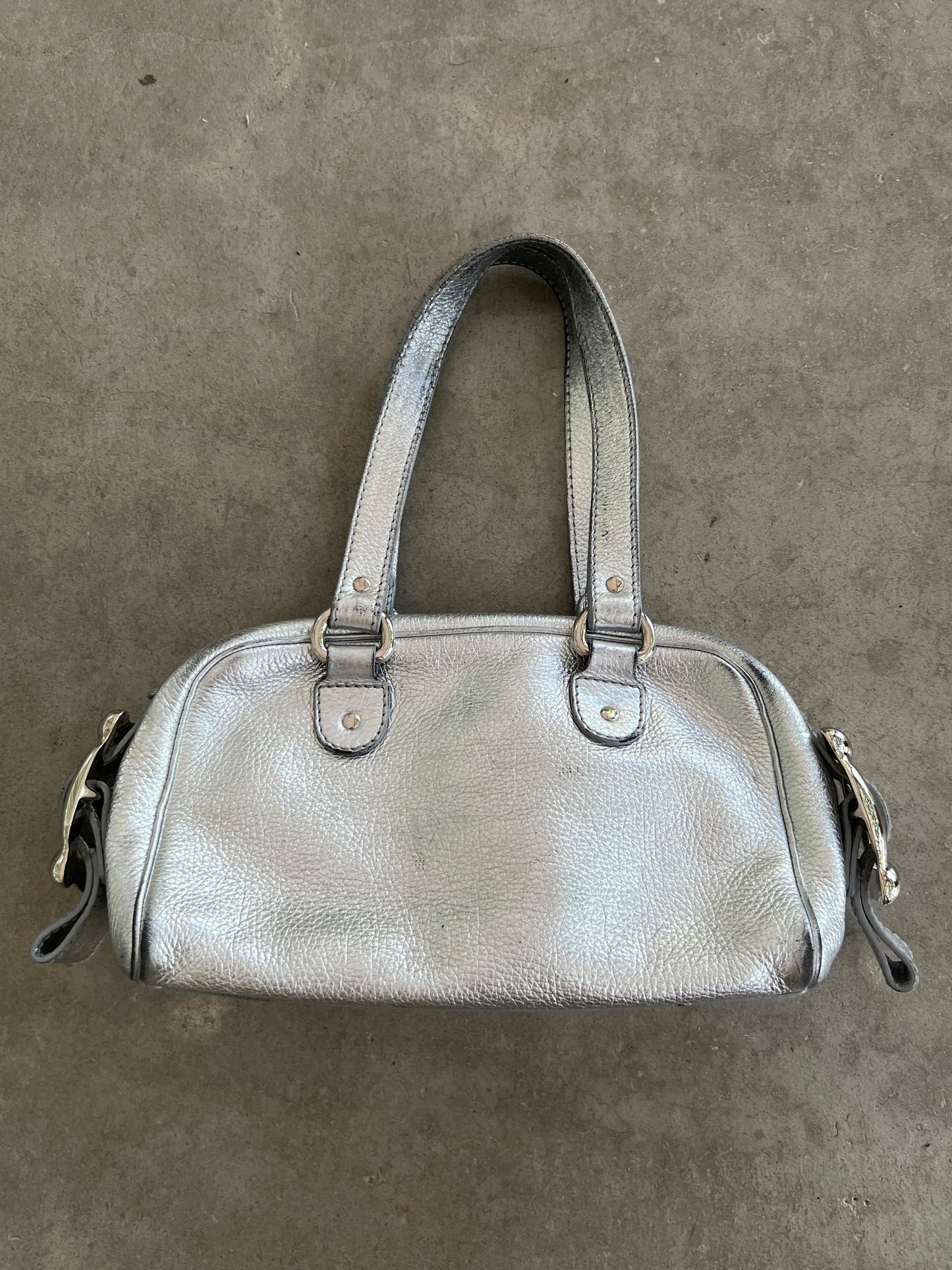 D&G Metallic Leather Mini Bag — Early 2000s