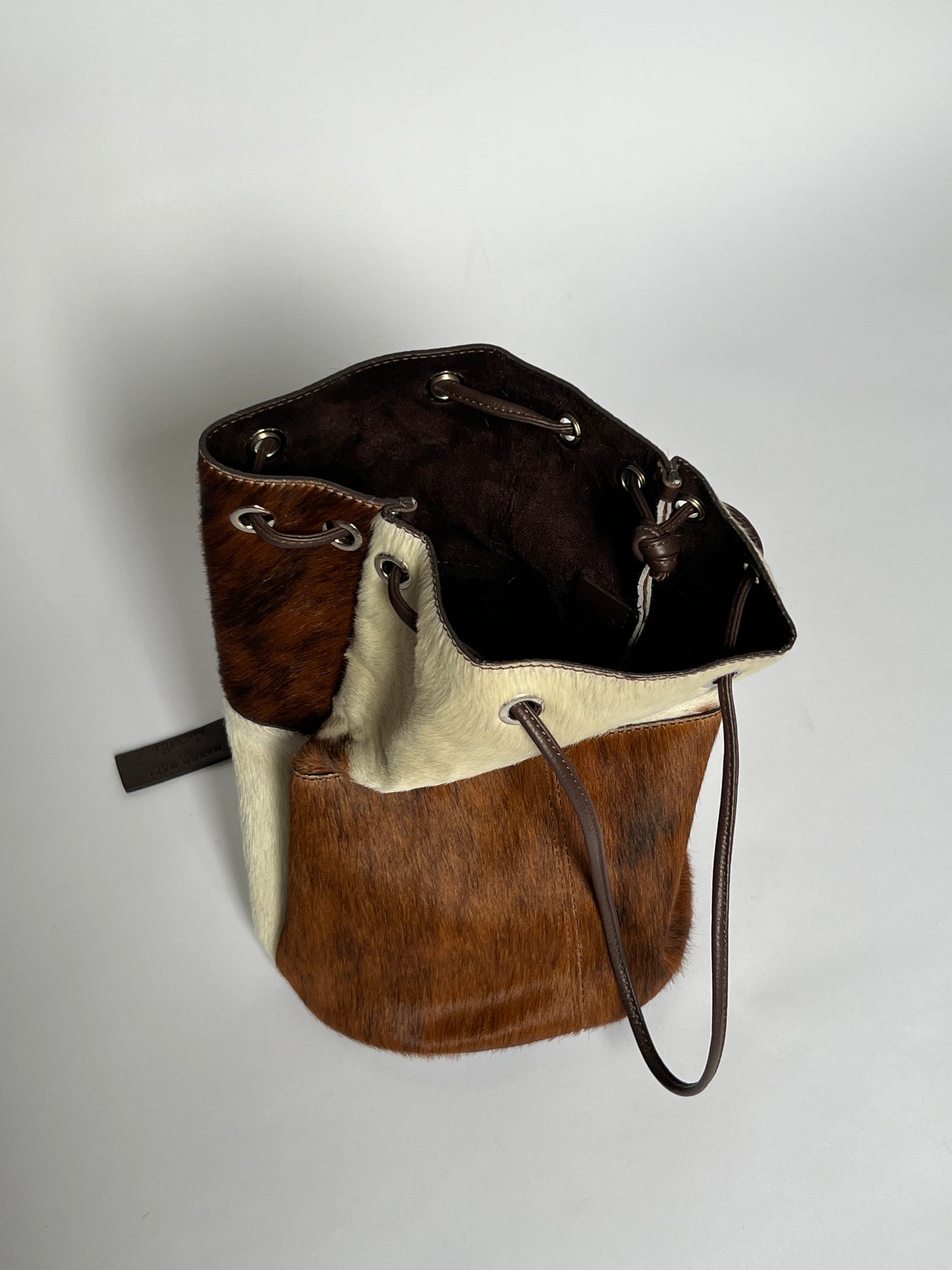 Marco Masi Italian Cowhide Bucket Bag