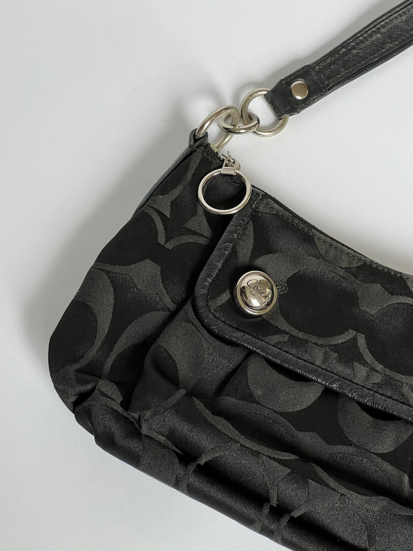 Coach Signature Hobo Poppy Shoulder Bag