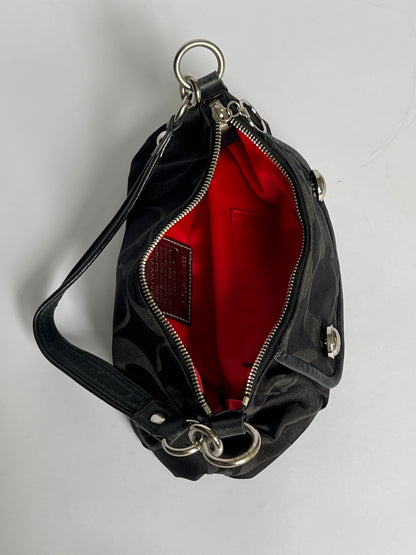 Coach Signature Hobo Poppy Shoulder Bag