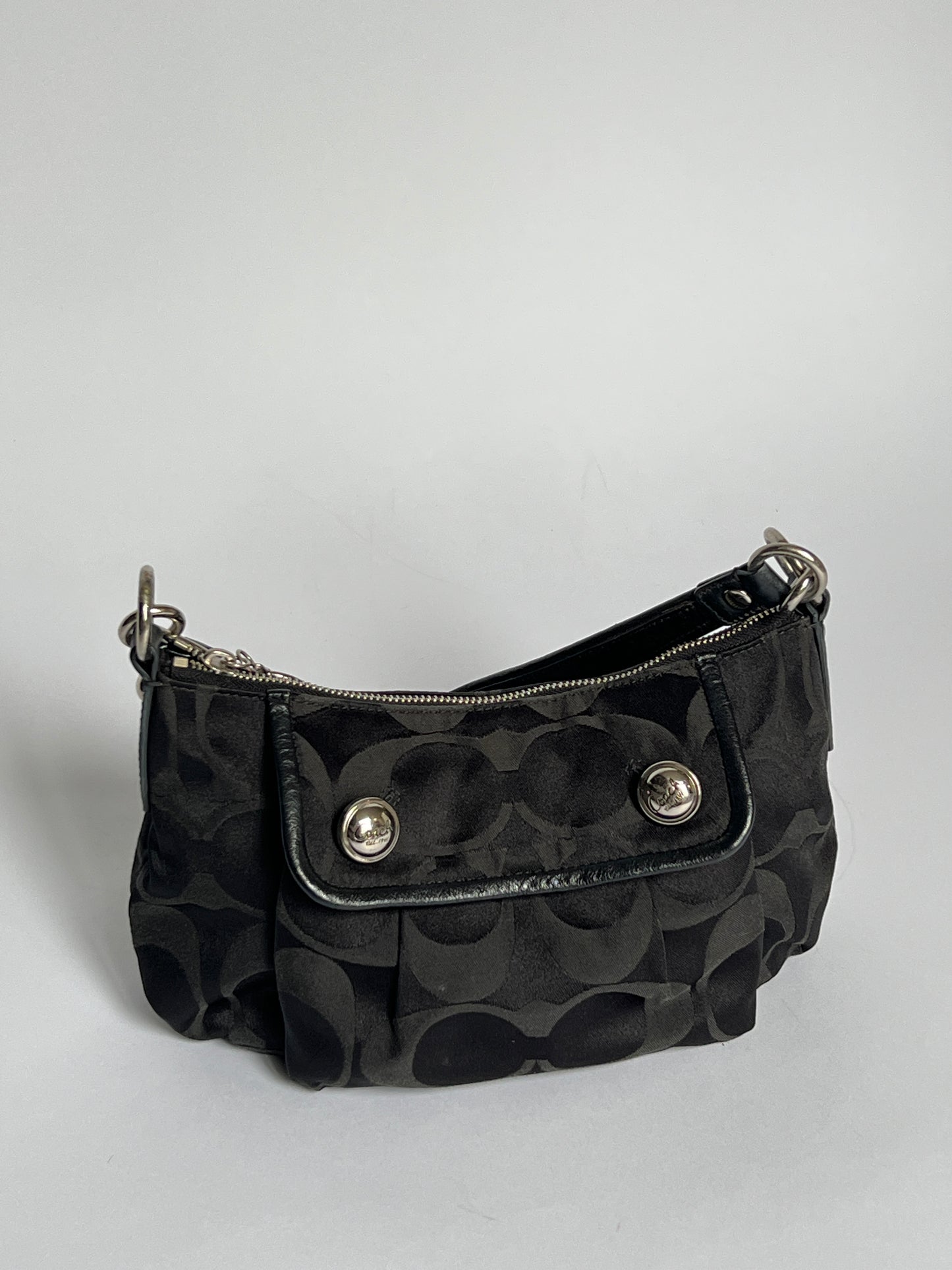 Coach Signature Hobo Poppy Shoulder Bag