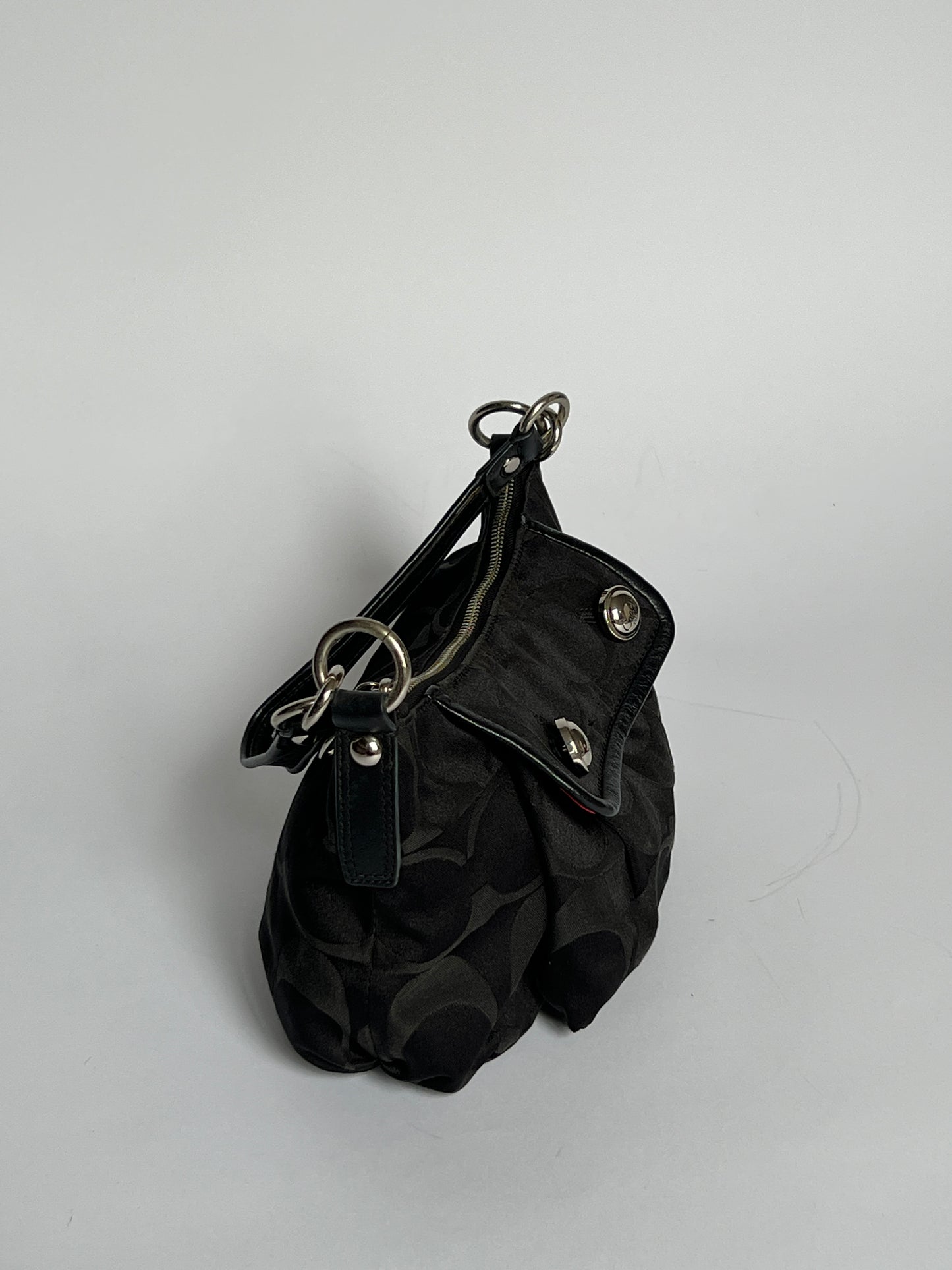 Coach Signature Hobo Poppy Shoulder Bag
