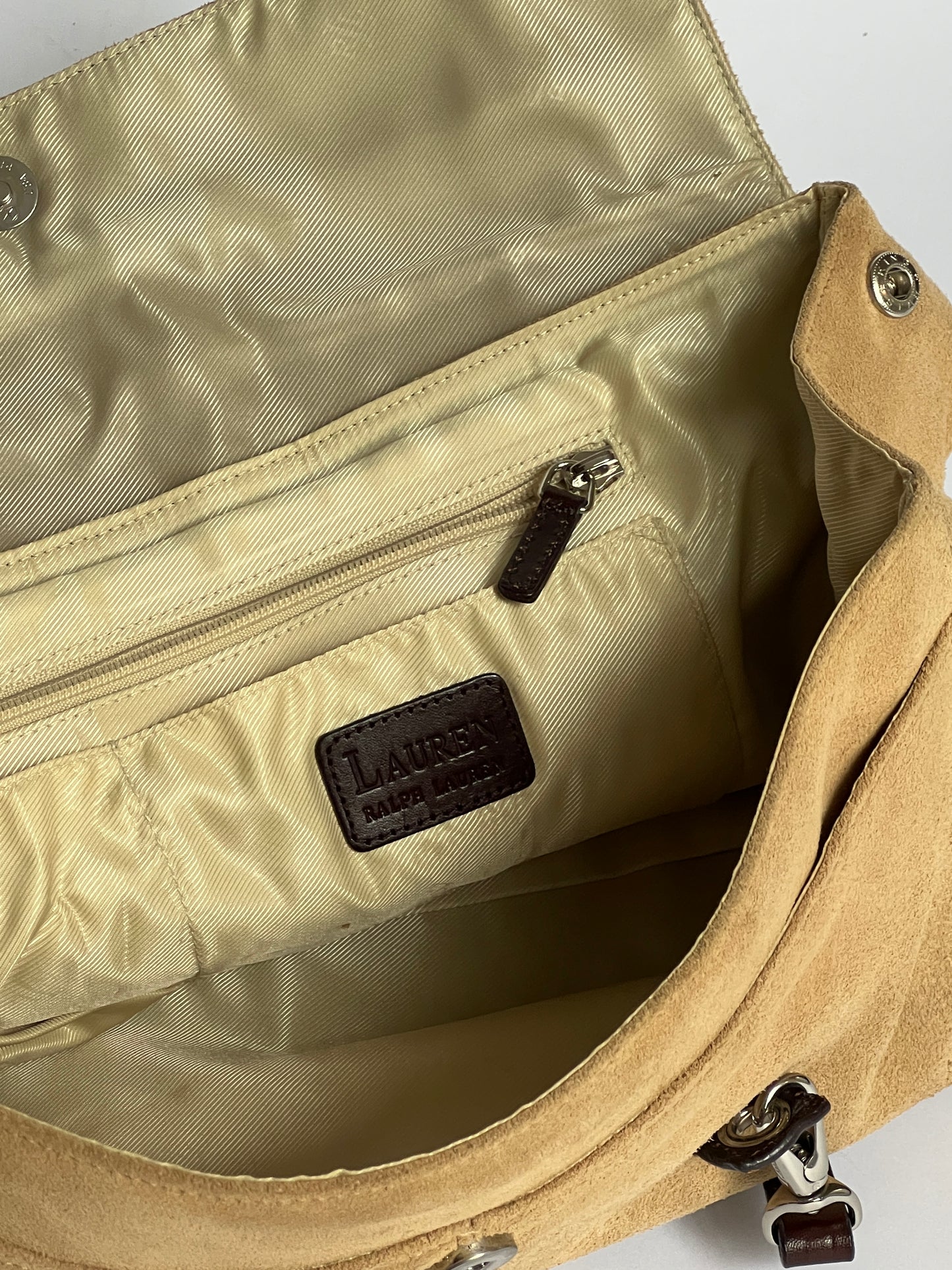 Ralph Lauren Suede 2Way Bag