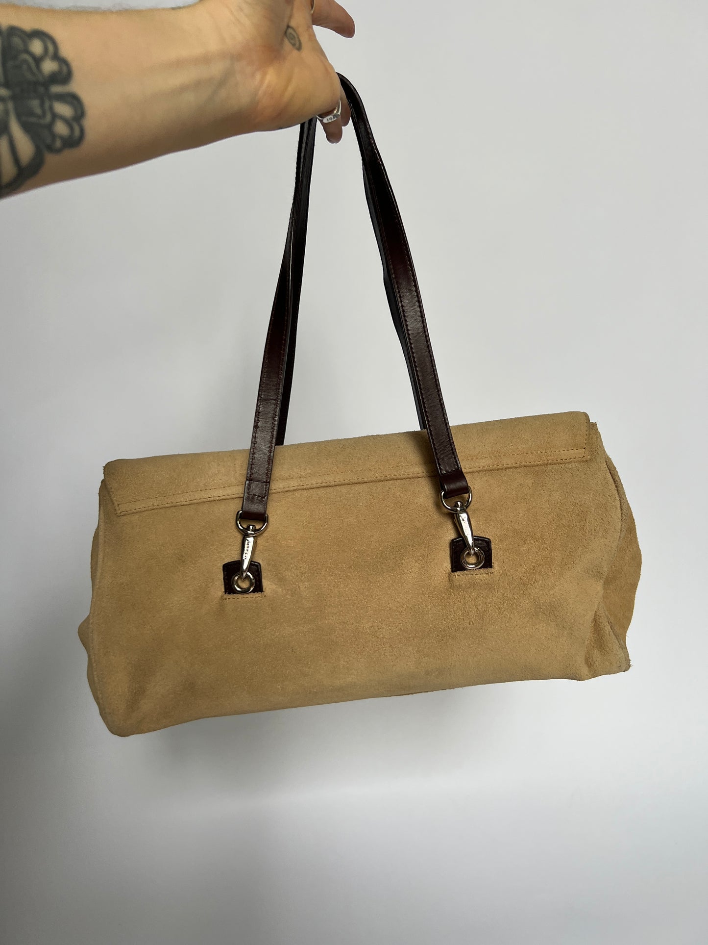 Ralph Lauren Suede 2Way Bag