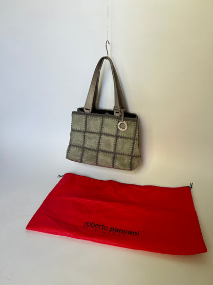 Roberto Pancani Pony Hair Patchwork Tote