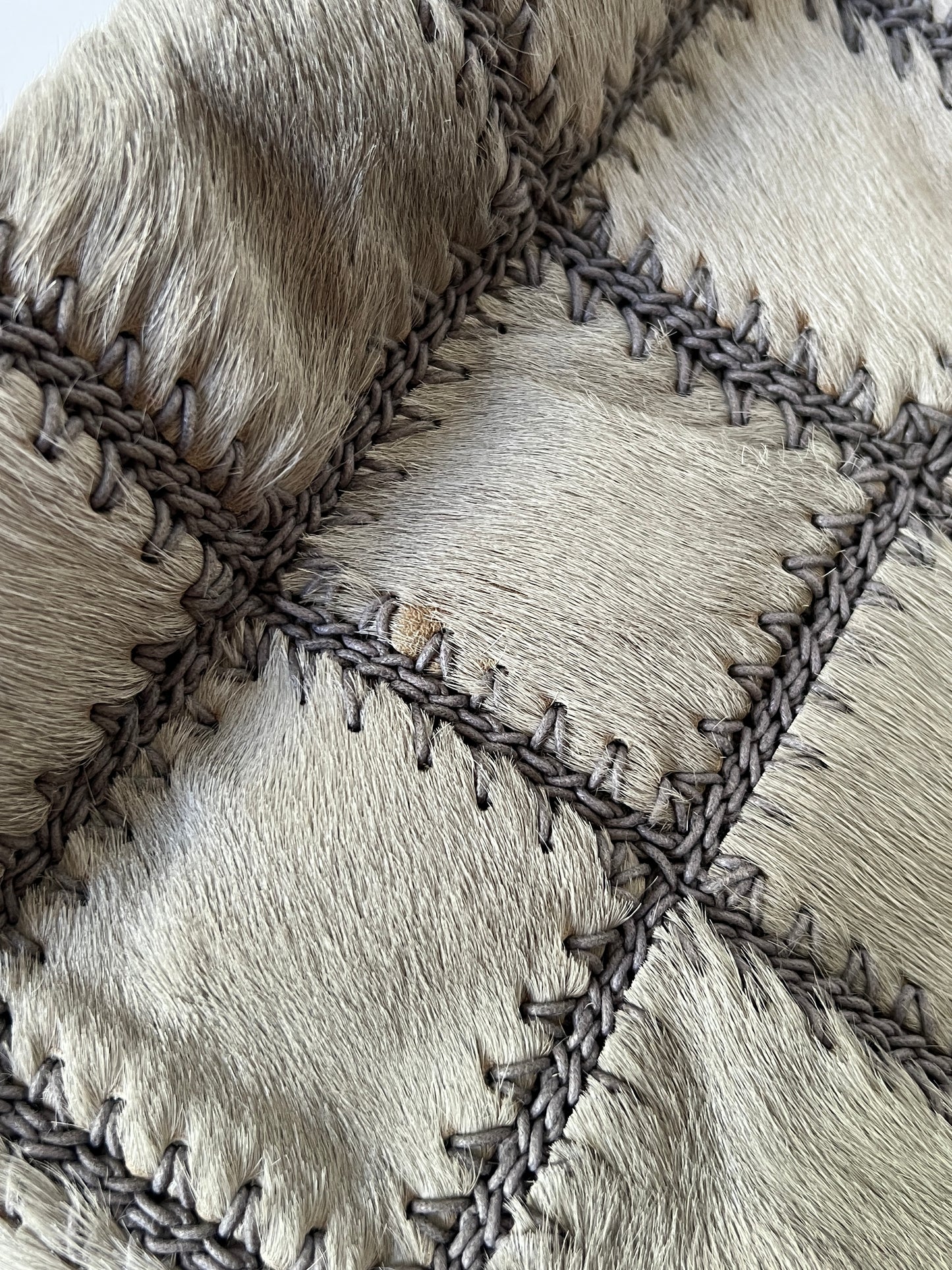 Roberto Pancani Pony Hair Patchwork Tote