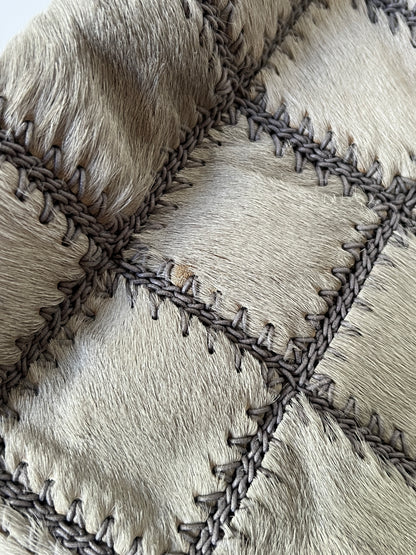 Roberto Pancani Pony Hair Patchwork Tote