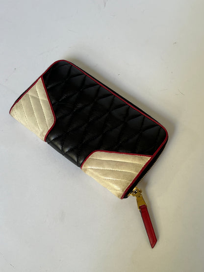 Miu Miu Tricolour Quilted Leather Zip Wallet