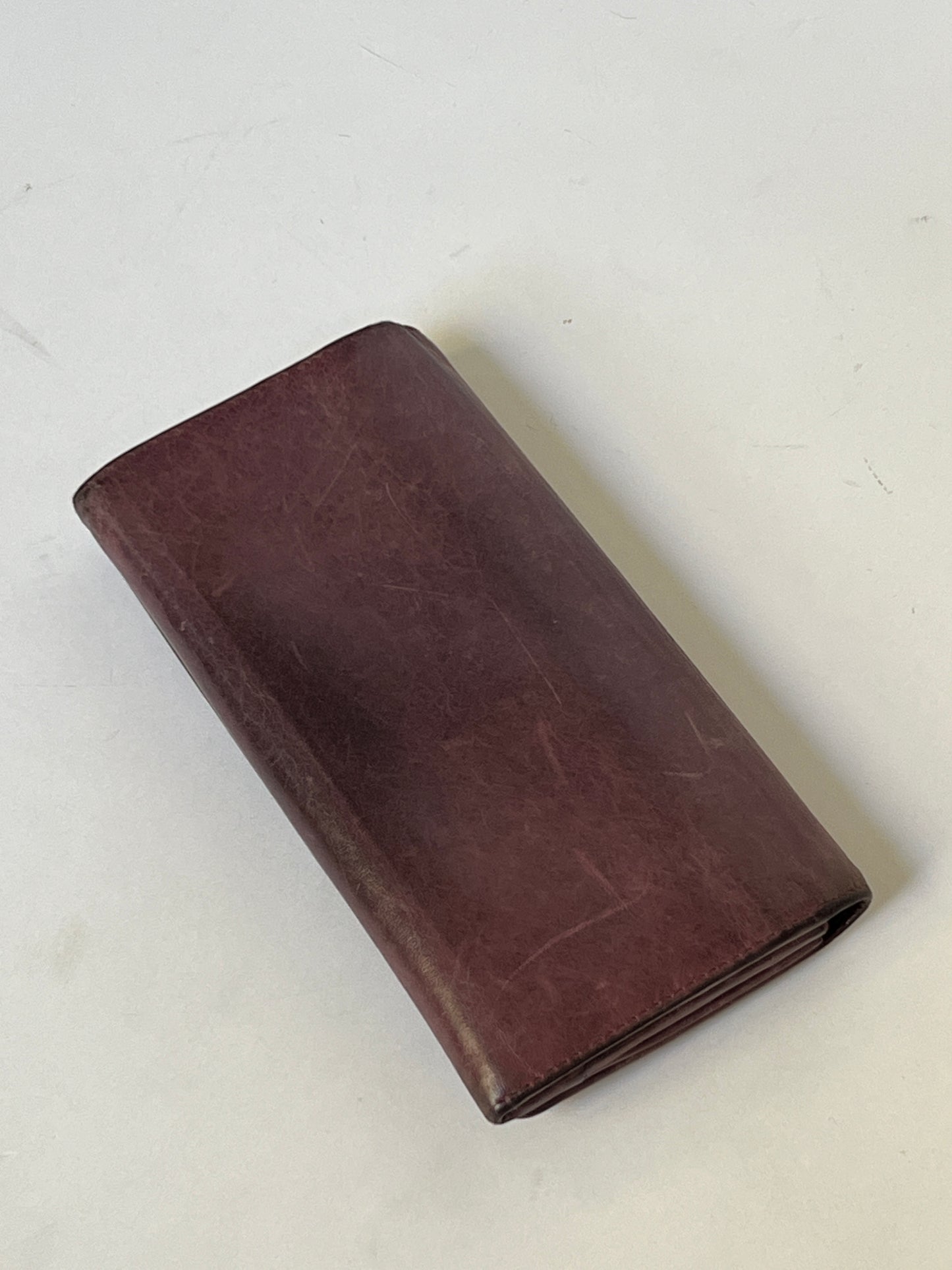 Balenciaga Classic City Leather Wallet – Aubergine