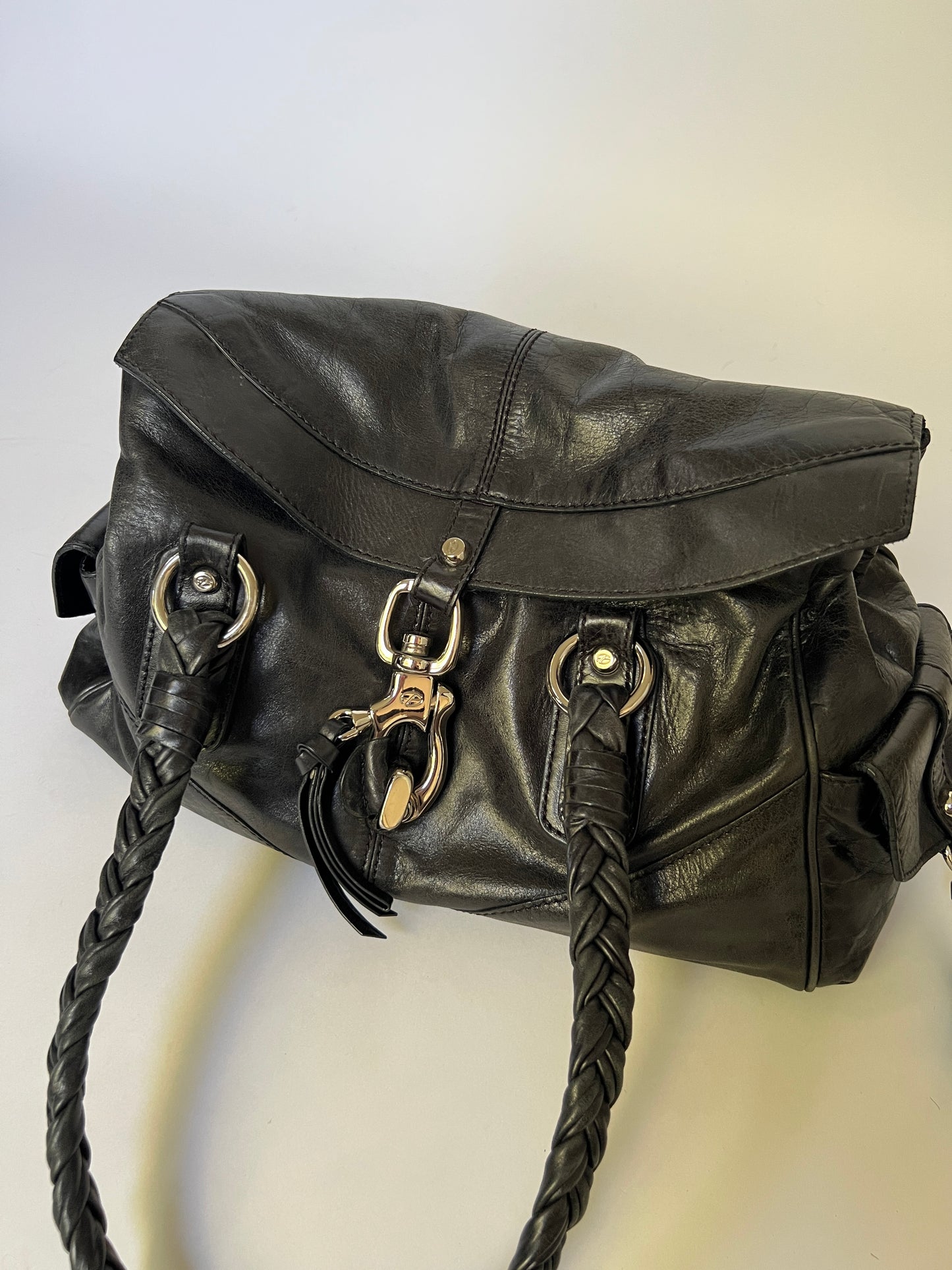 Francesco Biasia Slouchy Leather Shoulder Bag