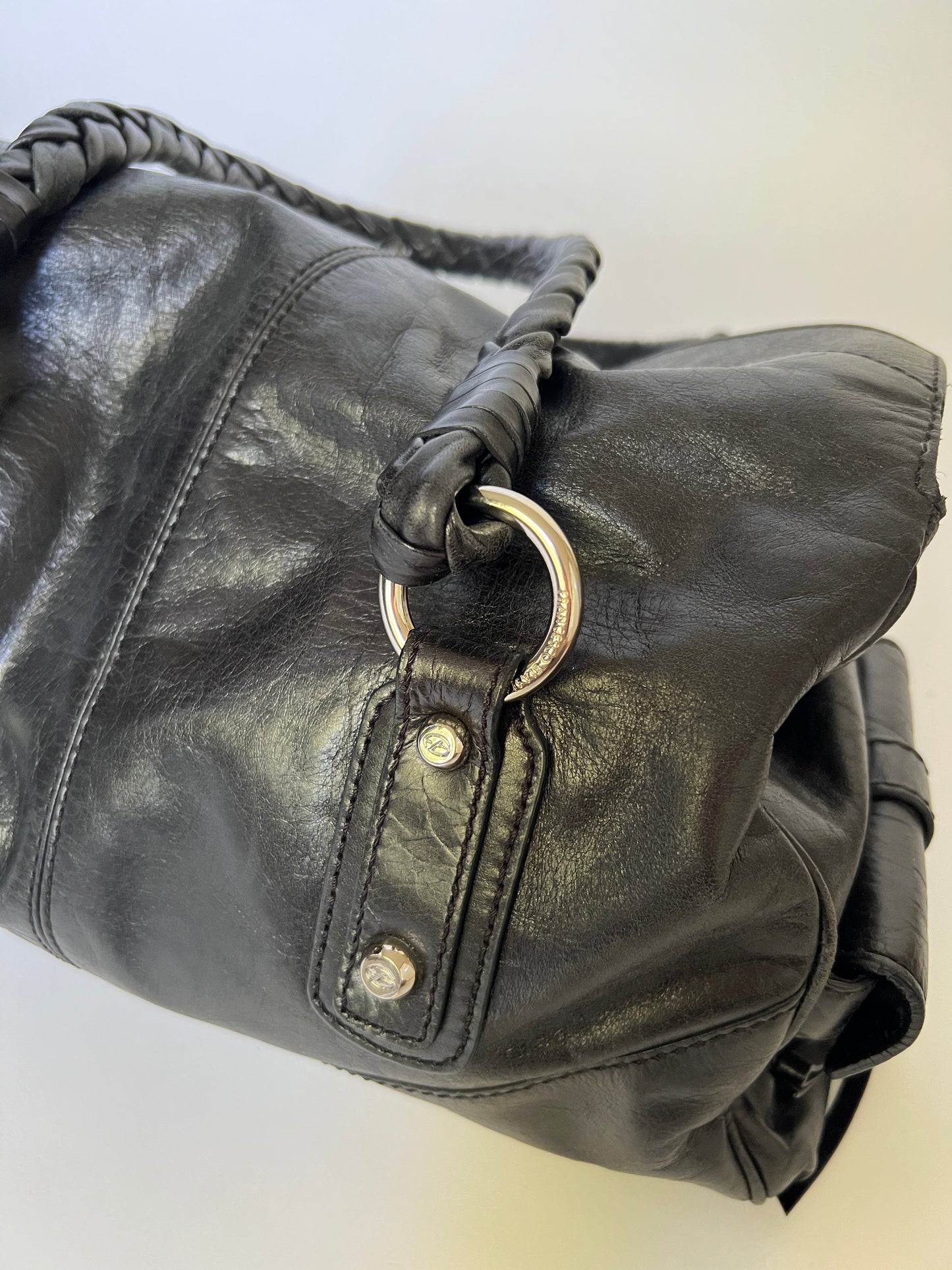 Francesco Biasia Slouchy Leather Shoulder Bag