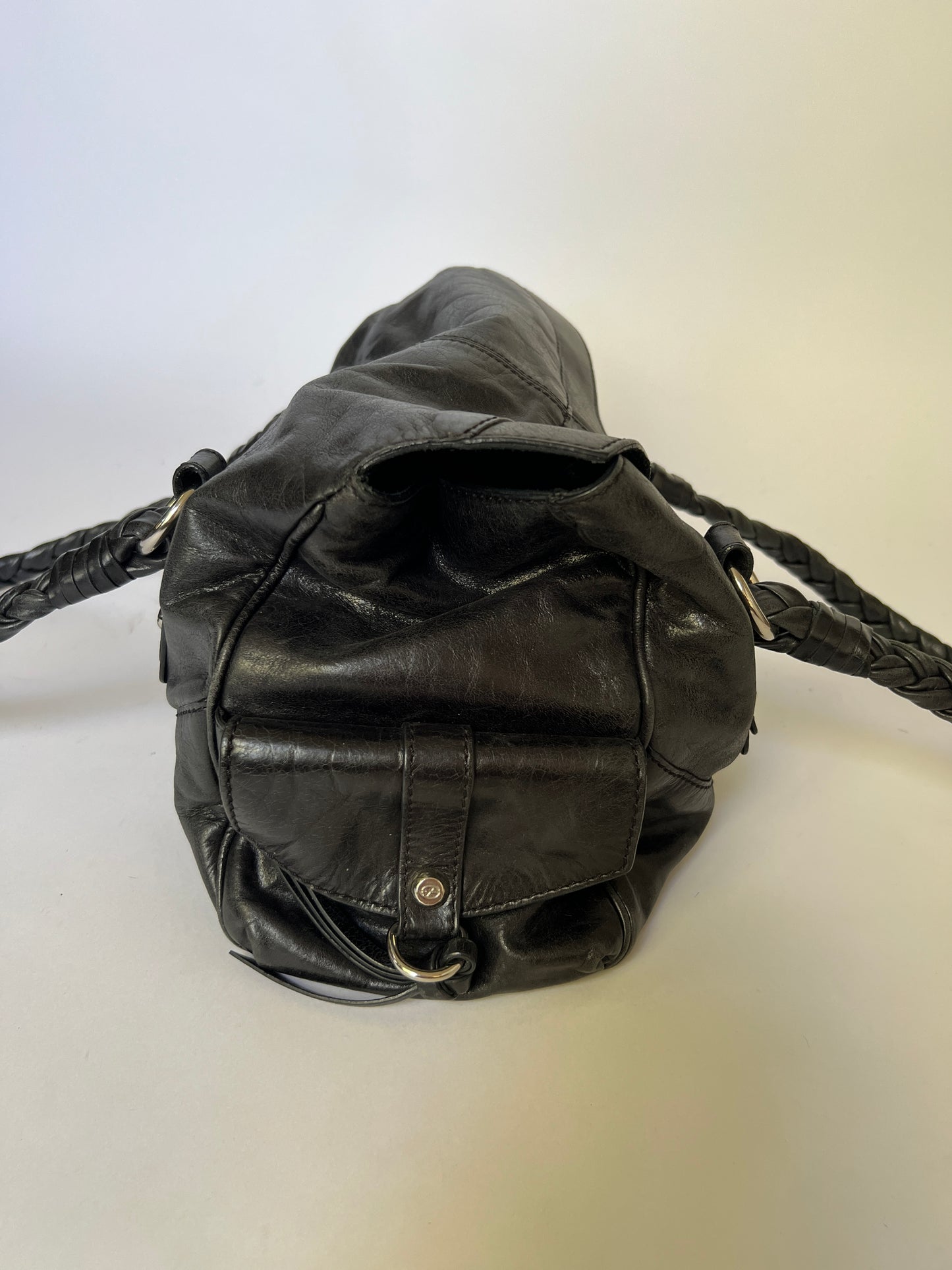 Francesco Biasia Slouchy Leather Shoulder Bag