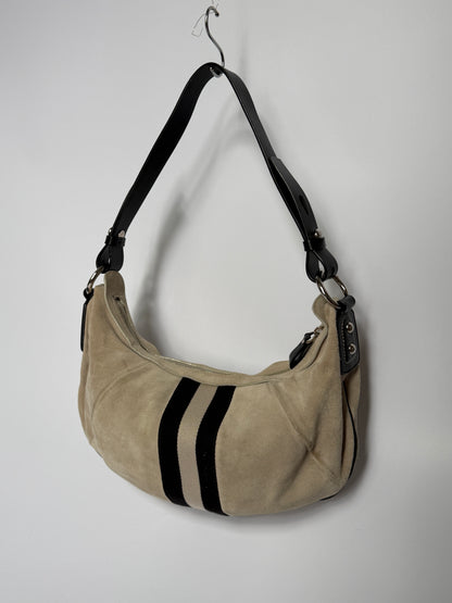 Bally Trainspotting Suede Hobo Bag