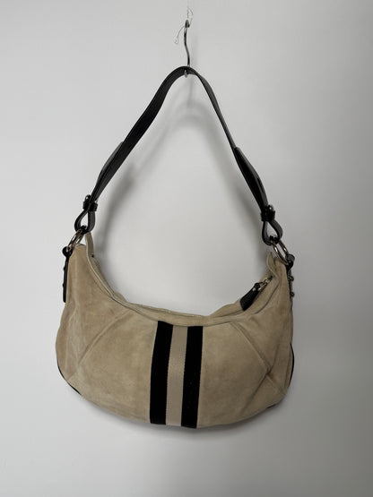 Bally Trainspotting Suede Hobo Bag