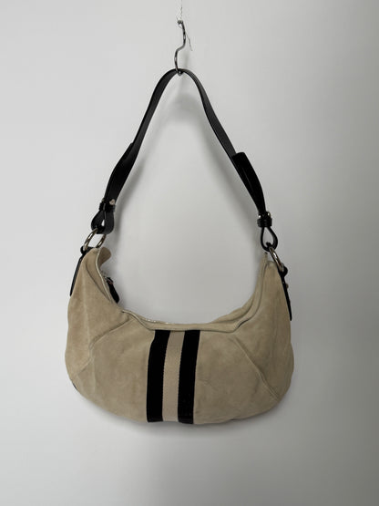 Bally Trainspotting Suede Hobo Bag