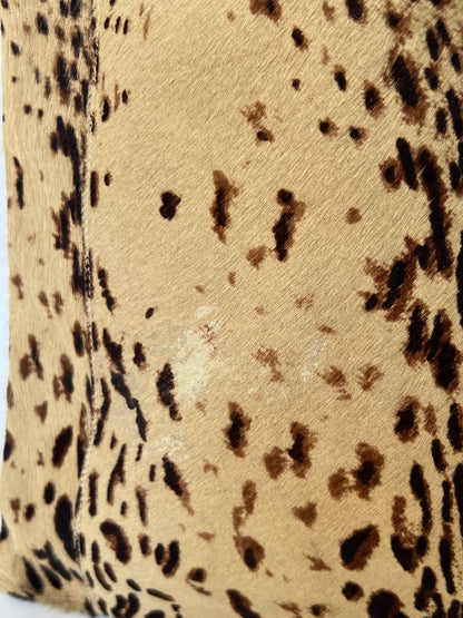Massimo Dutti Pony Hair Leopard Tote