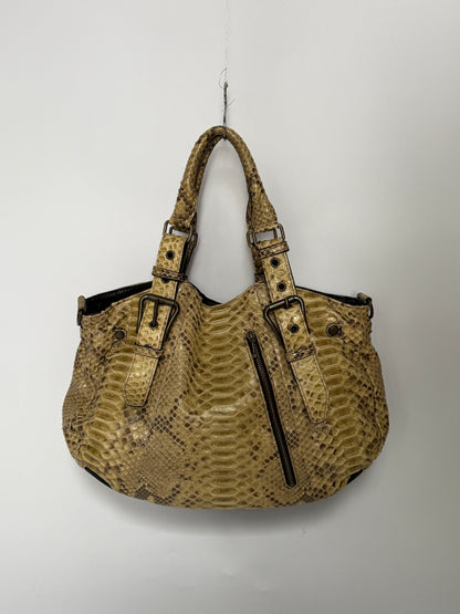 Genuine Python Leather Shoulder Bag