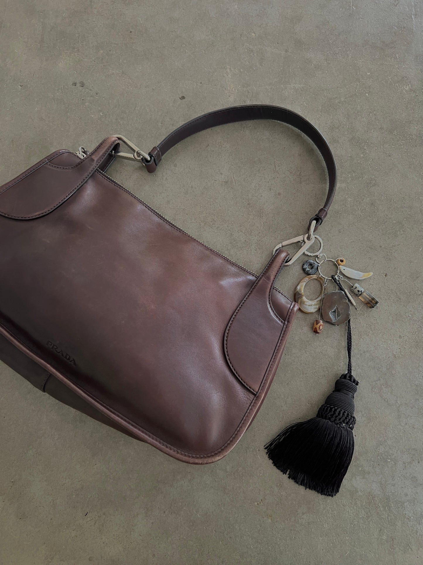 Prada Early-2000s Leather Shoulder Bag