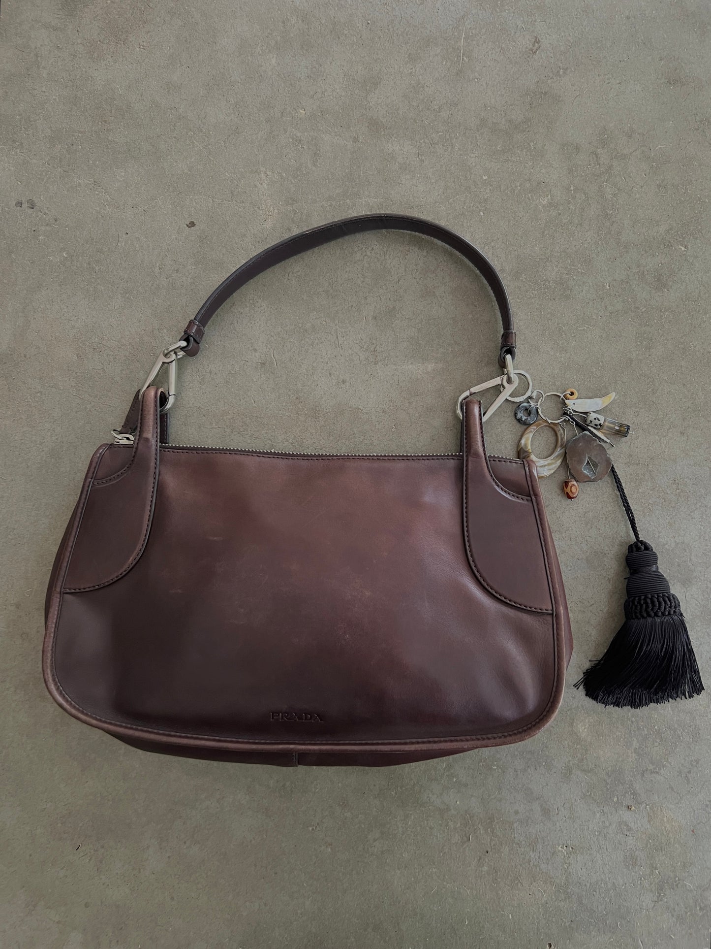 Prada Early-2000s Leather Shoulder Bag