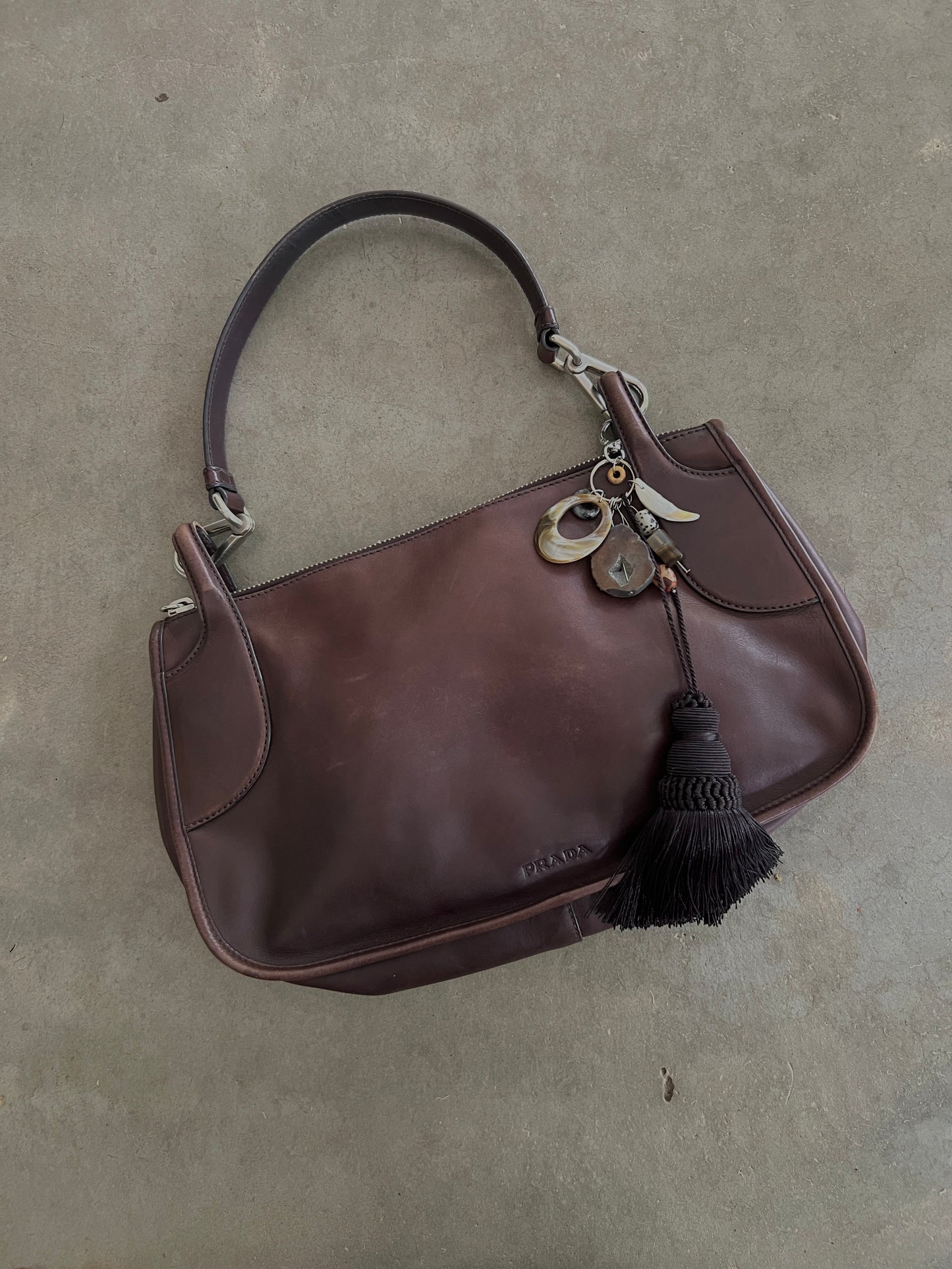 Prada Early-2000s Leather Shoulder Bag