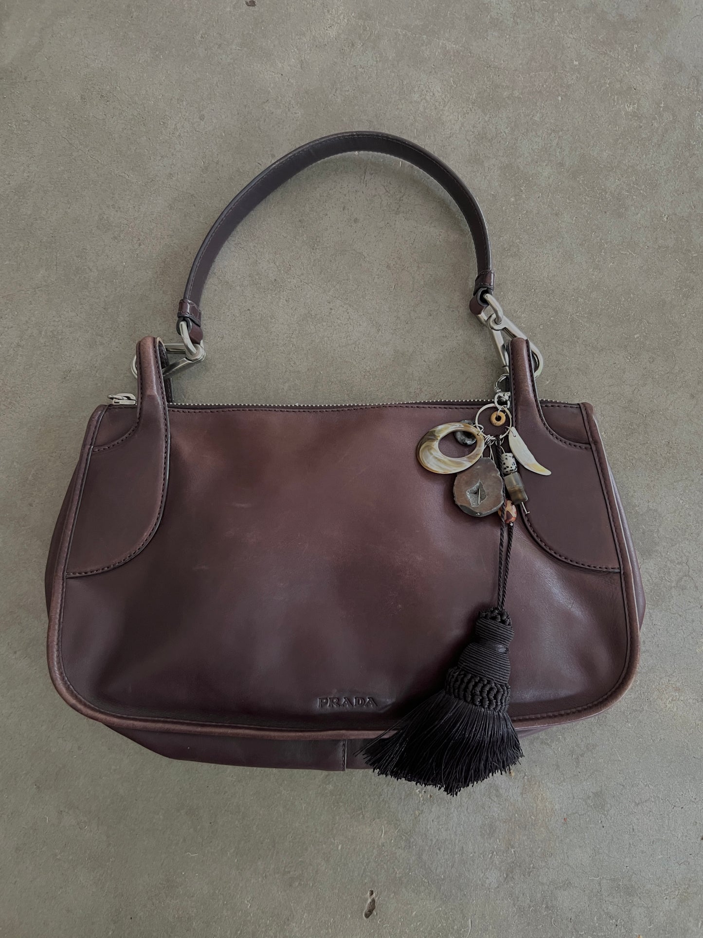 Prada Early-2000s Leather Shoulder Bag