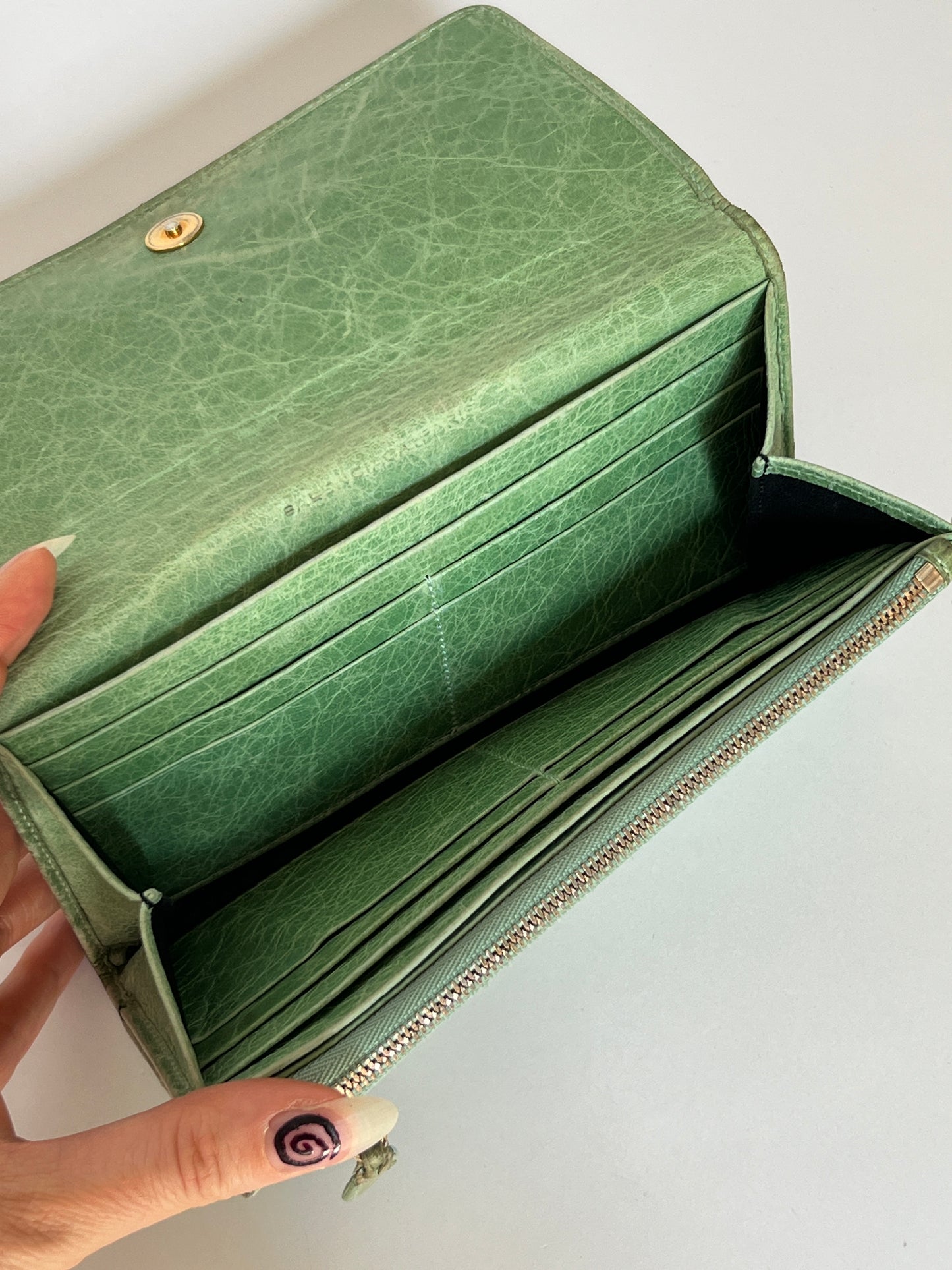 Balenciaga Classic Motorcycle Wallet