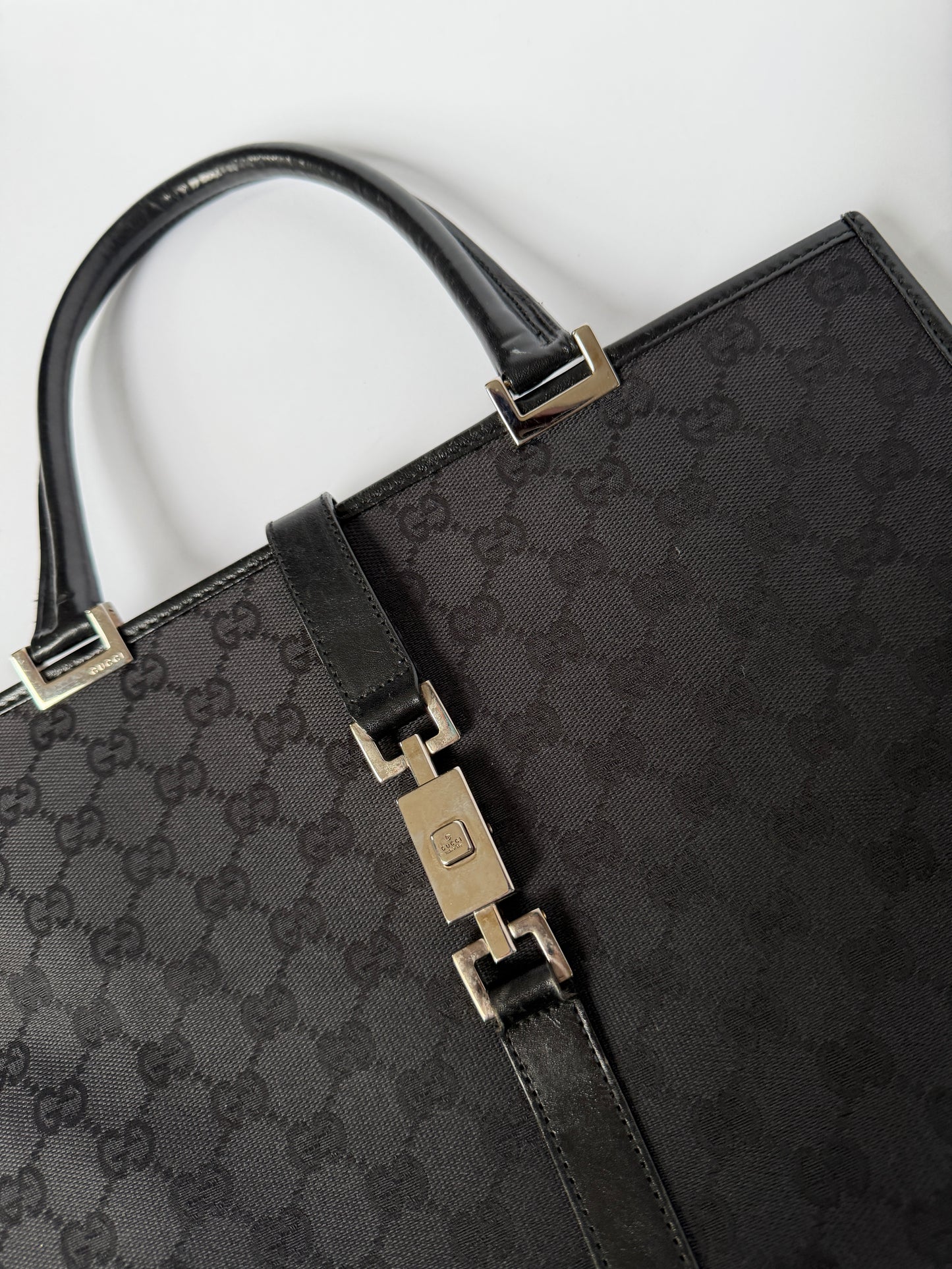 Tom Ford Era Gucci Jackie GG Canvas Tote Bag